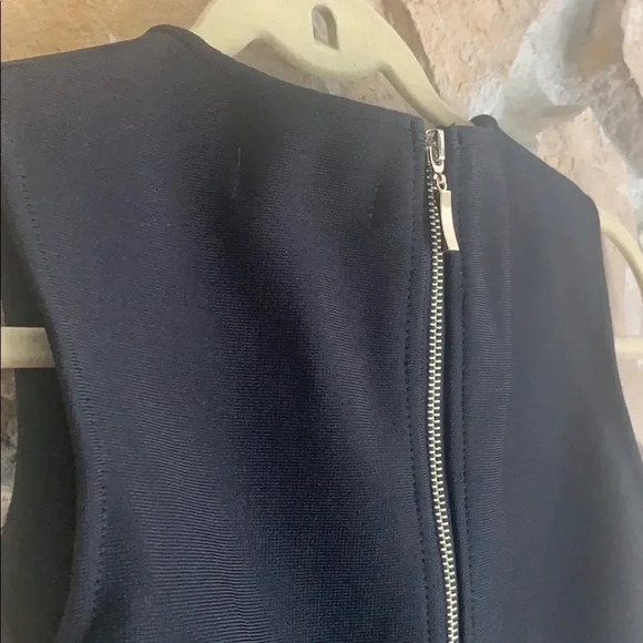 Few Moda Black Mesh Cut-out Exposed Zipper Dress - Picture 11 of 11